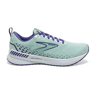 Brooks Levitate GTS 5 Road Running Shoes - Womens, Navy/Blue/White | IE-CUW879402